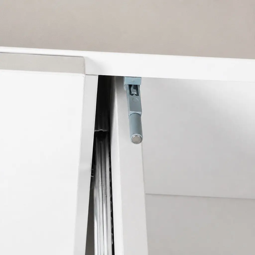 White Sideboard Storage Cabinet Buffet Modern Kitchen Bedroom Furniture Push