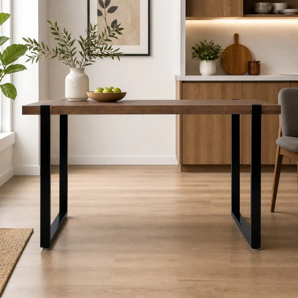 Solid Pine Wood Dining Table