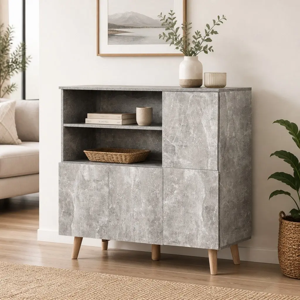 Buffet Sideboard in Grey