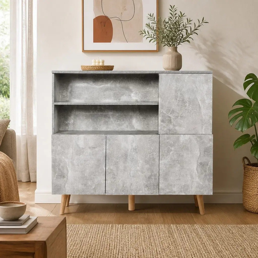 Buffet Sideboard in Grey