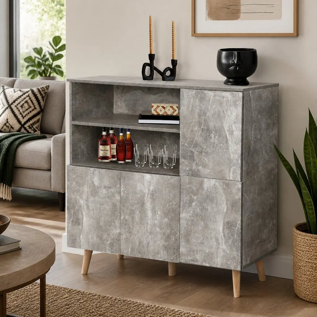 Buffet Sideboard in Grey