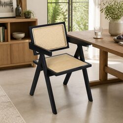 Reliable Wicker Dining Chair with Armrest for Value