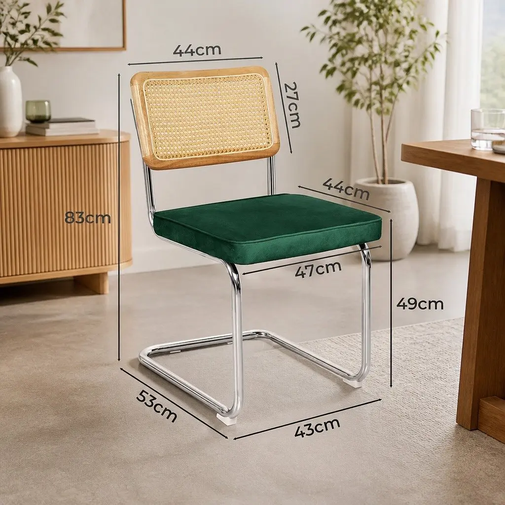 Rattan Dining Chairs Set of 8