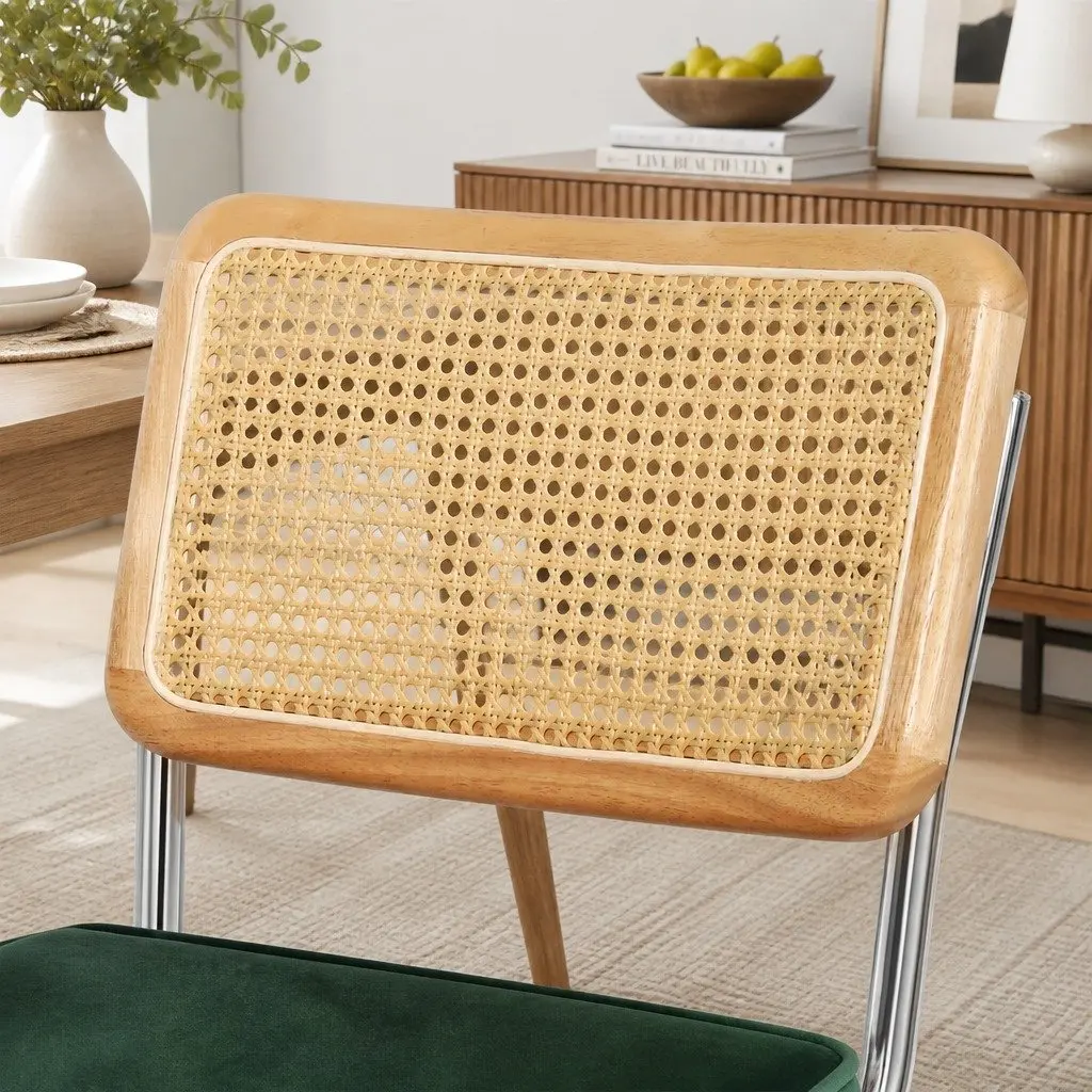 Rattan Dining Chairs Set of 8