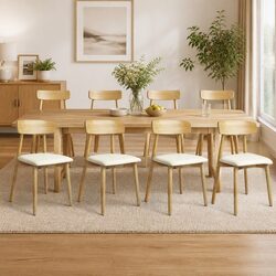 Comfortable 8-Piece Dining Chair Set for Every Home