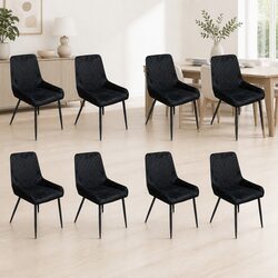 Comfortable Velvet Dining Chairs Set of 8 for Your Home