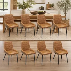 Value and Comfort in a Set of 8 Dining Chairs