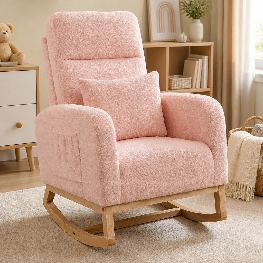 Rocking Chair and Ottoman for Comfort