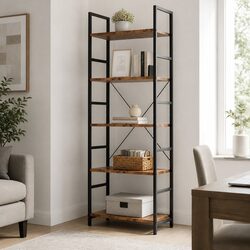 Reliable 5-Tier Bookshelf with Great Value
