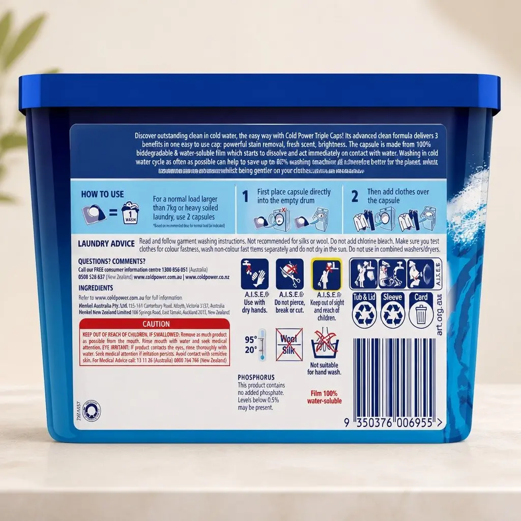 Odour Fighter Laundry Detergent Capsules 104 Pack