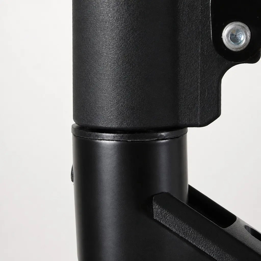 Monitor Stand Single Arm Adjustable Height 13"-32" Black