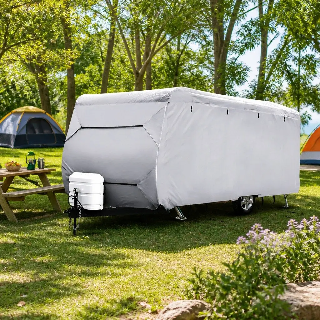 Caravan Cover 20-22ft Campervan 4 Layer Polypropylene Waterproof UV Resistant