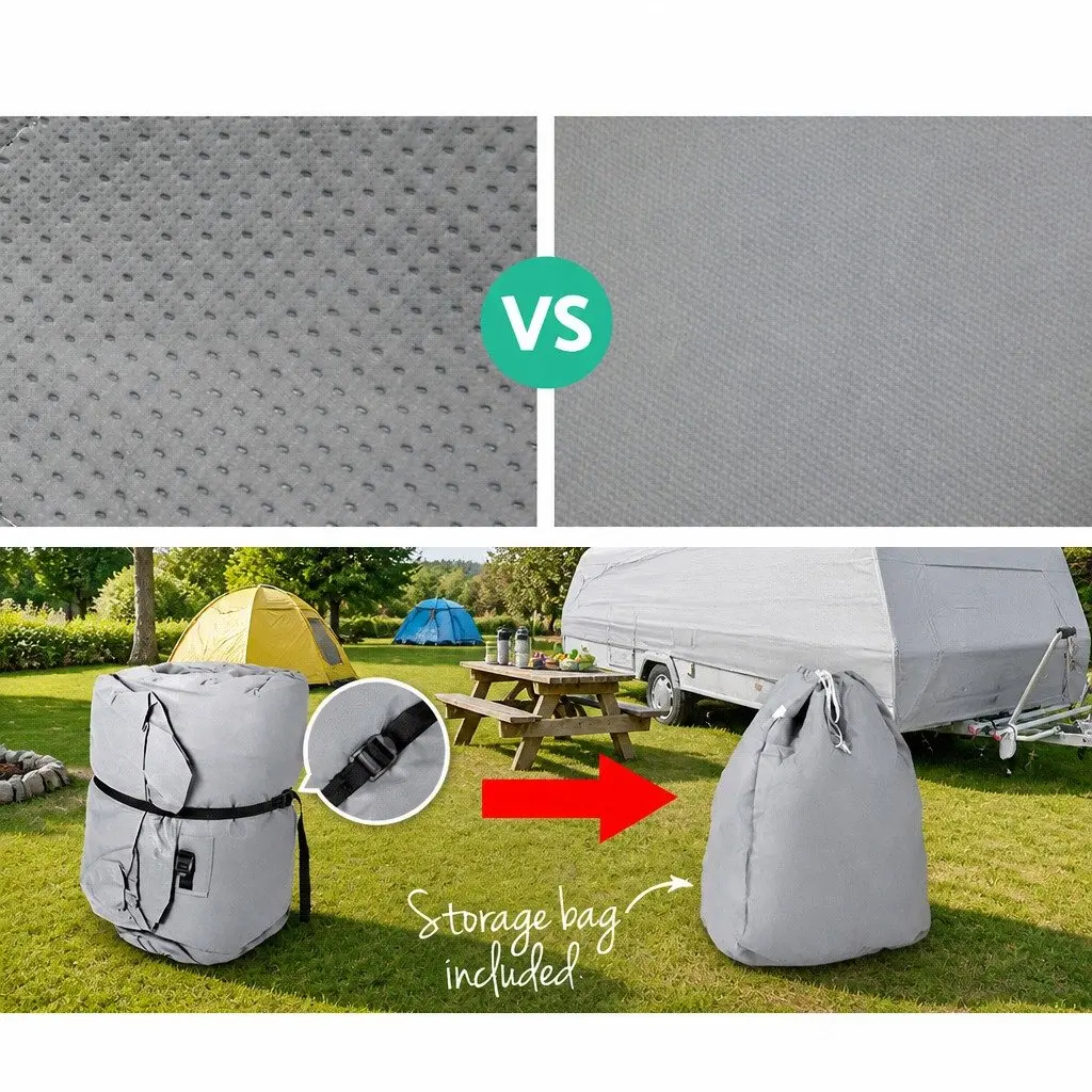 Caravan Cover 20-22ft Campervan 4 Layer Polypropylene Waterproof UV Resistant