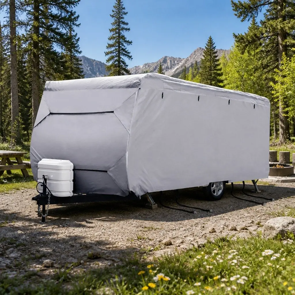 Grey Caravan Cover for 18-20ft Size
