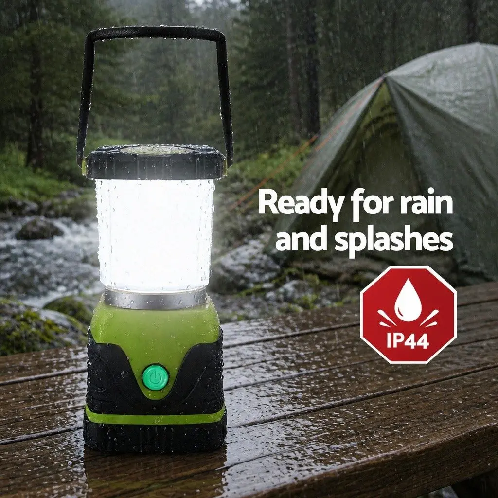 LED Camping Lantern 2-Pack 1000LM Portable Emergency Outdoor Light Green