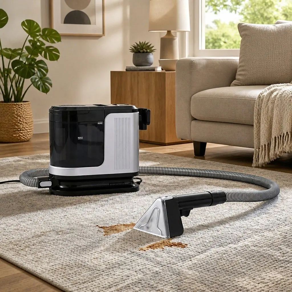 Carpet Washer Vacuum Cleaner Self-Cleaning Portable 600W 13kPa Suction