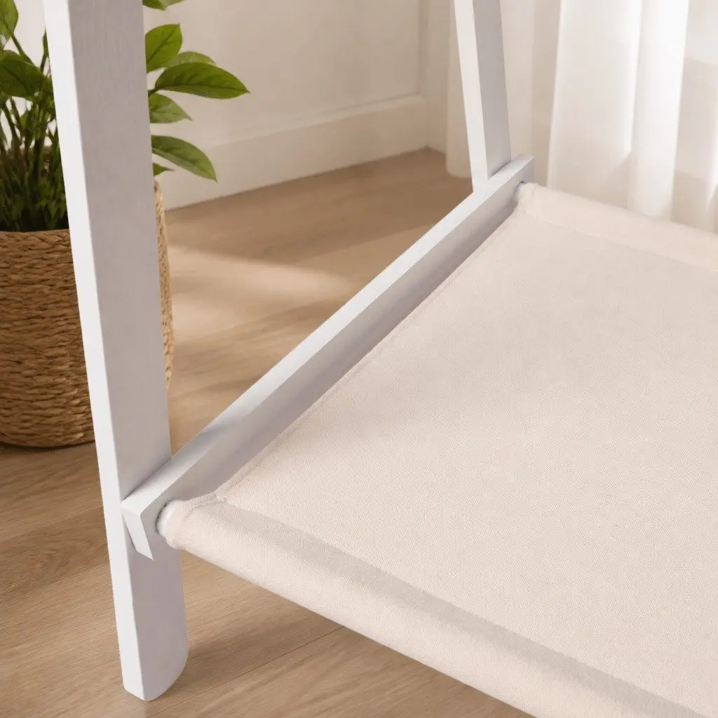 Wooden Clothes Rack with Ample Storage