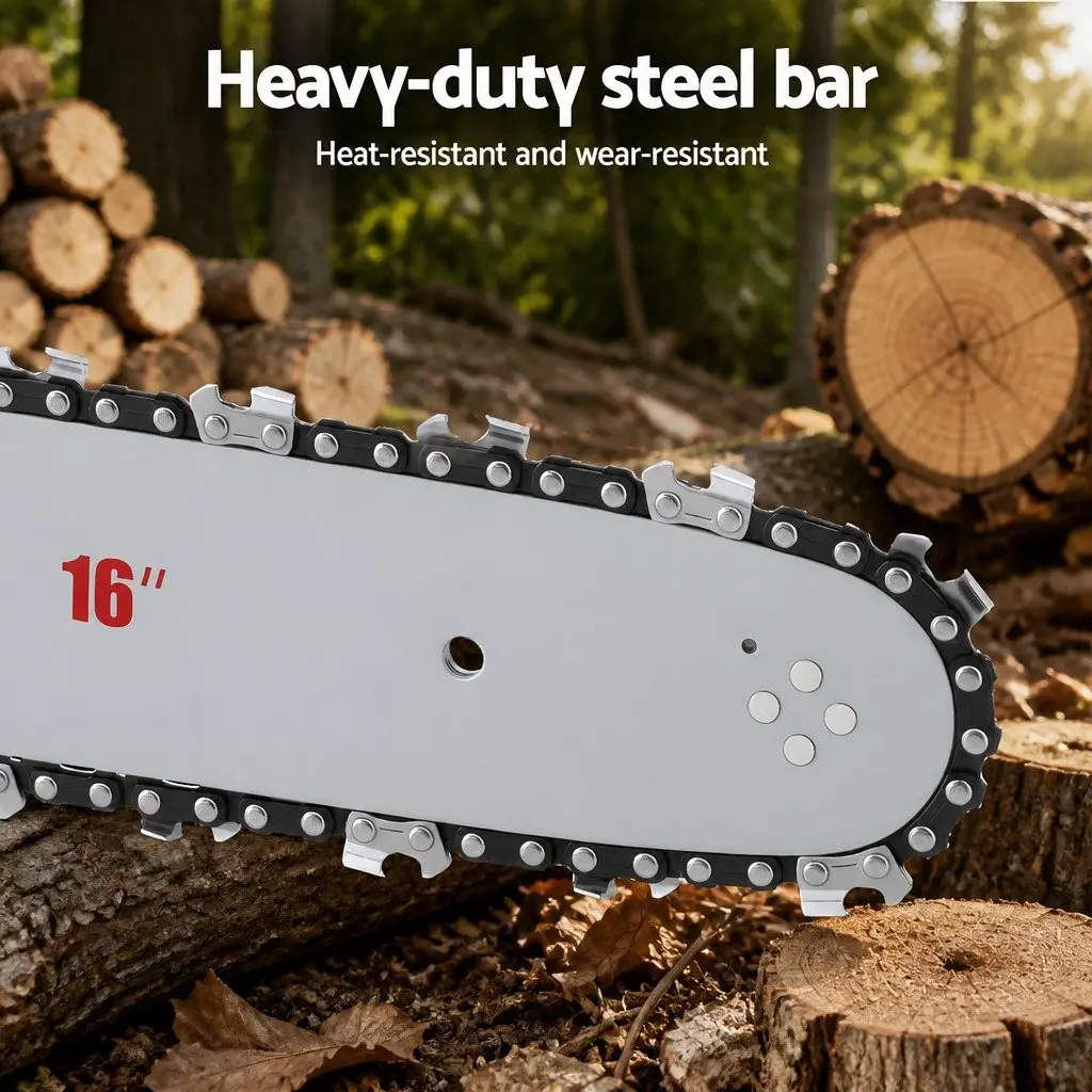 42CC Petrol Chainsaw 16 Inch Bar Pruning Cutting Lightweight Garden Power Tool