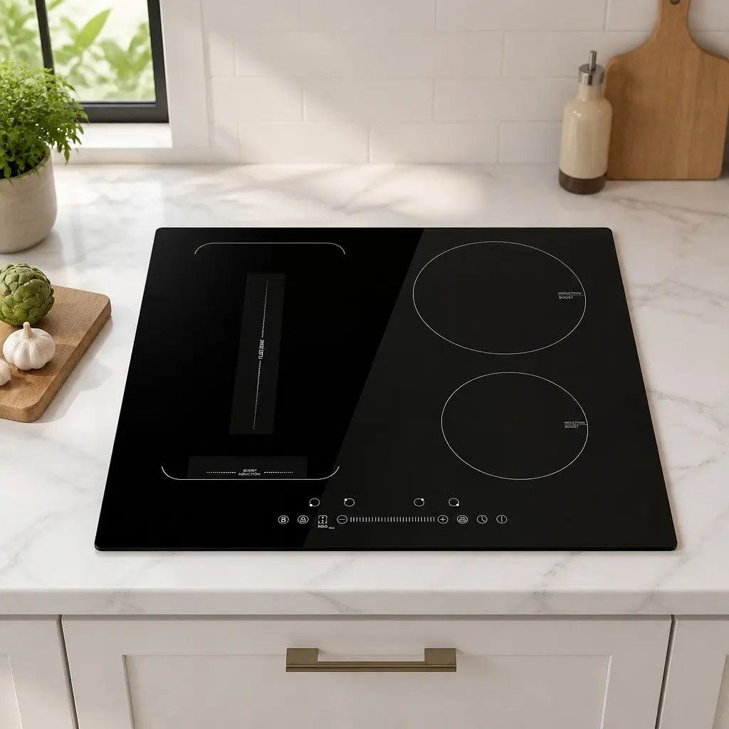 Induction Cooktop 60cm 4 Zone Electric Cooker Black Touch Control