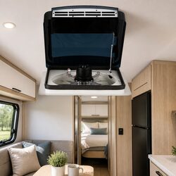 Reliable 12V Roof Vent for Caravans with Reversible Fan