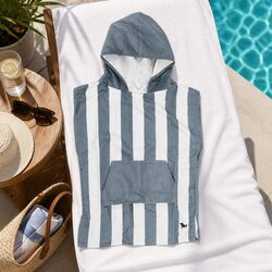 Lightweight Kids Poncho Mini Cabana Goa Grey XS
