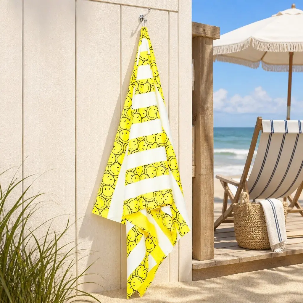 Kids Beach Towel Quick Dry Compact Lightweight Child Size 130 x 70 cm