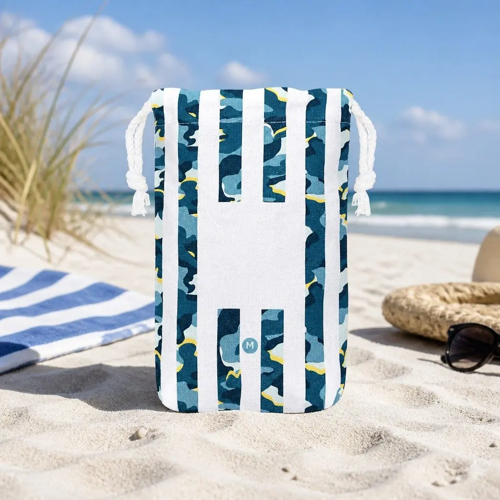 Quick Dry Kids Towel Lightweight Child Size Playful Colours Beach Pool