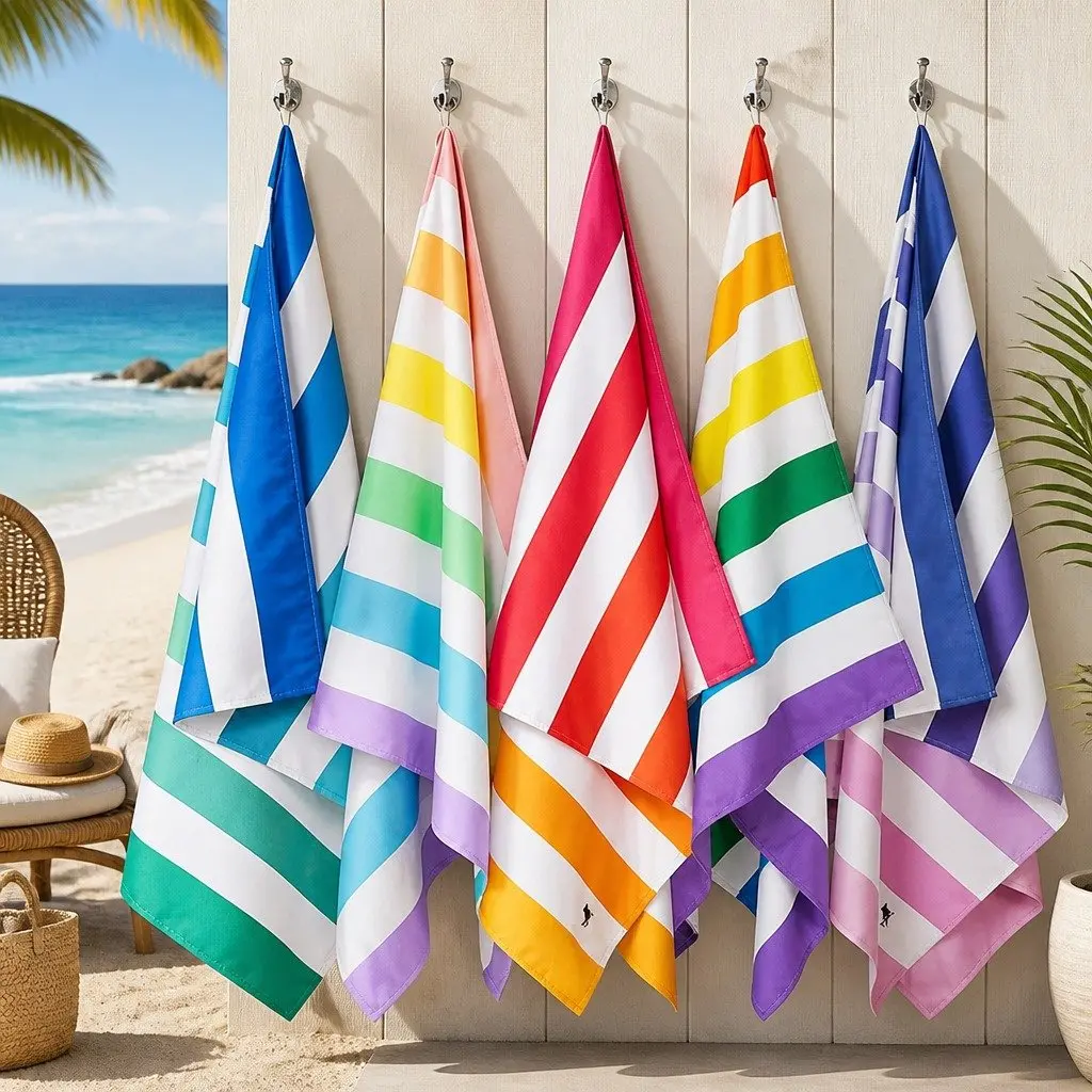 Extra Large Quick Dry Beach Towel Sand Free Travel 200cm x 90cm Dusk to Dawn