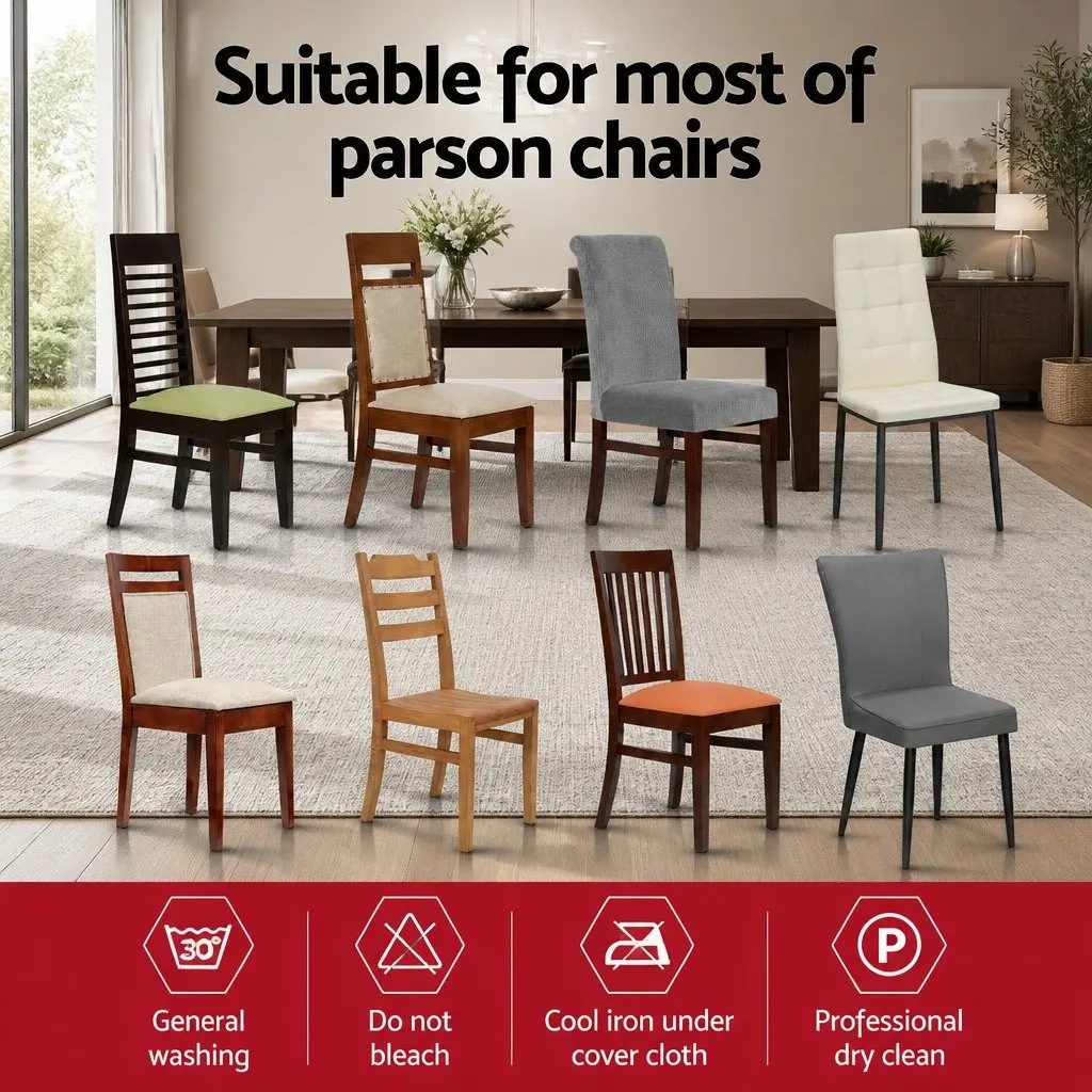 Dining Chair Covers 6 Pack