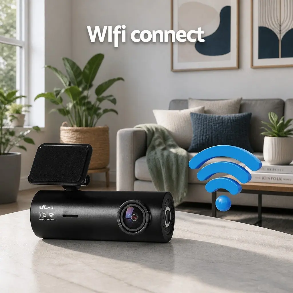 Dash Camera with 4K Front and 1080P Rear