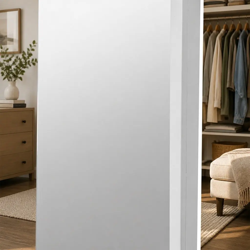 Full Length Mirror 180cm Tall Standing Wall Mounted Bedroom Bathroom Black White Gold Bronze