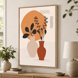 Modern Abstract Wall Art Canvas 80x120cm Framed Artwork Home Office Living Room