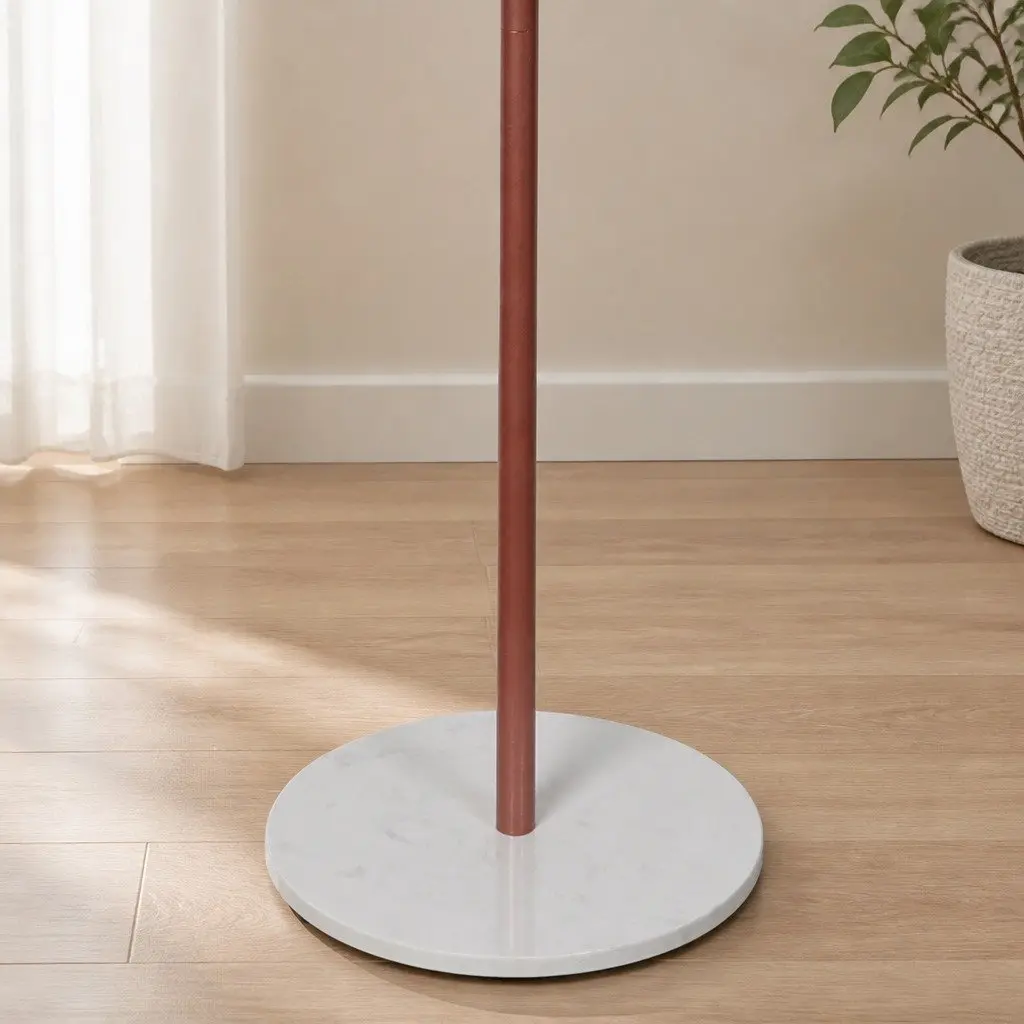 Coat Rack Stand Hanger Tree Rose Gold 8 Branches Hallway Bedroom