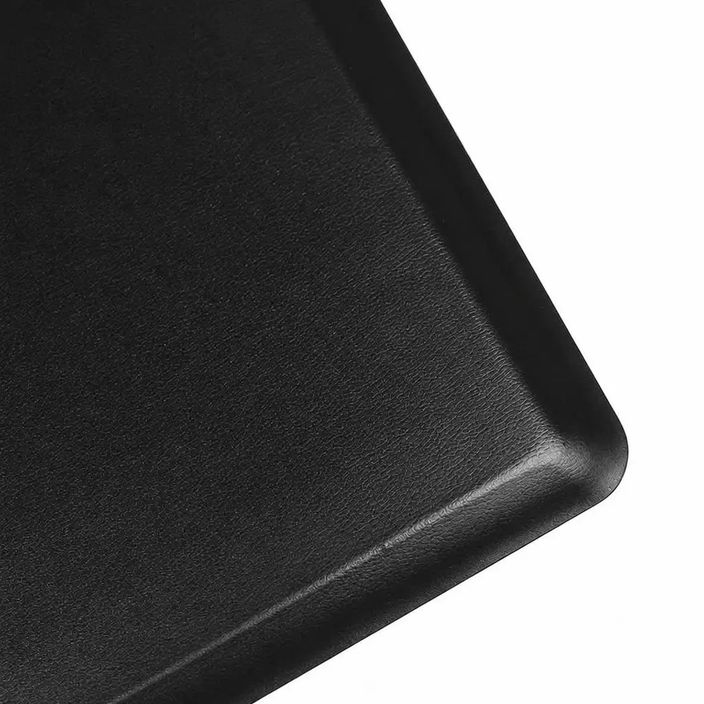 Anti Fatigue Standing Mat Kitchen Desk 51x99cm Non-Slip Waterproof Comfort Foam Black