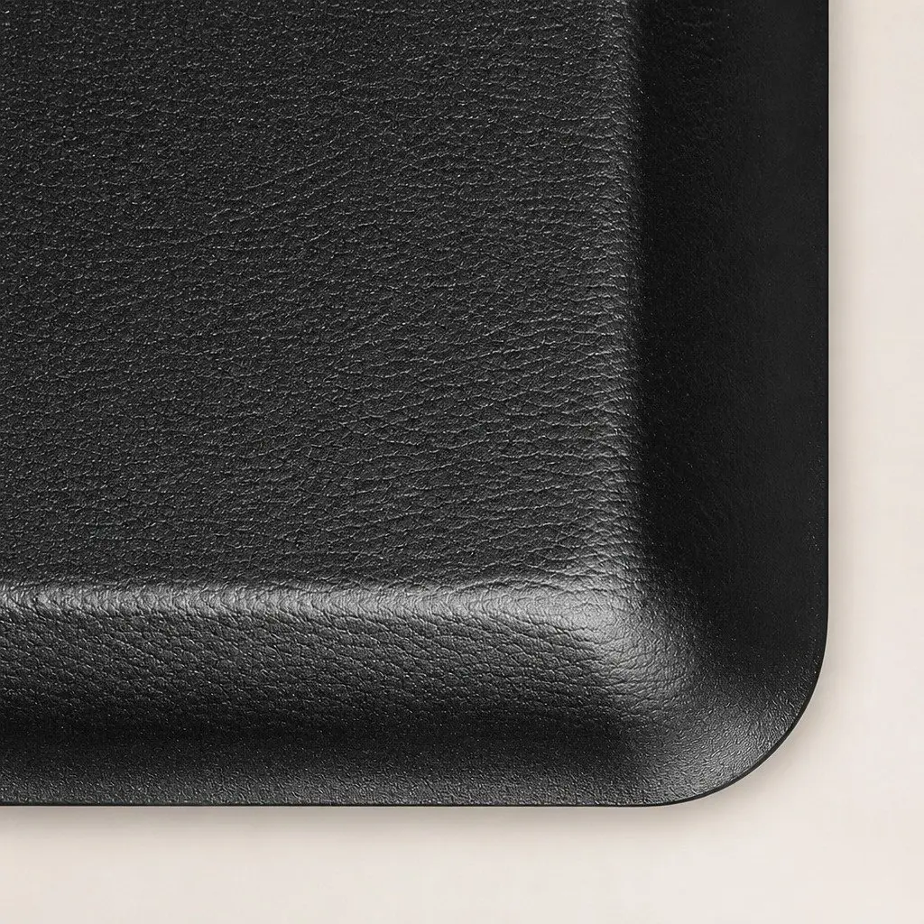 Anti Fatigue Standing Mat Kitchen Desk 51x99cm Non-Slip Waterproof Comfort Foam Black