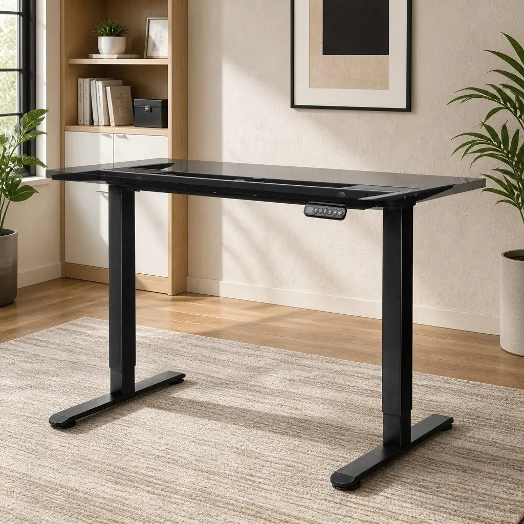 Electric Standing Desk Frame Dual Motor Motorised Height Adjustable Home Office