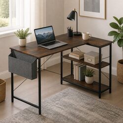 Sturdy and Practical L Shaped Corner Desk