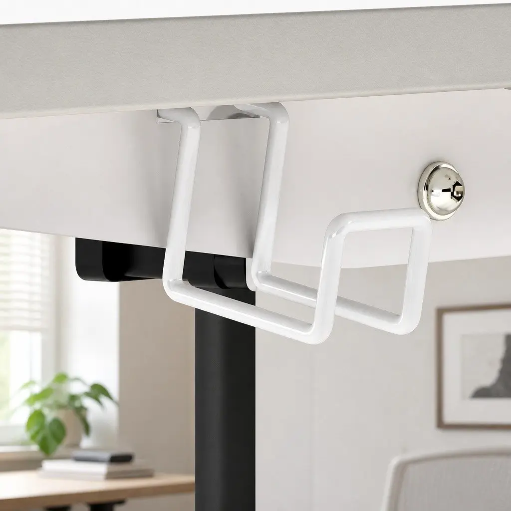 Electric Standing Desk Height Adjustable 72-116cm Home Office White