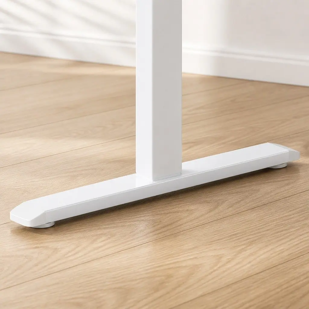 Electric Standing Desk Height Adjustable 72-116cm Home Office White