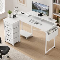 Reliable L Shaped Gaming Desk with Essential Features