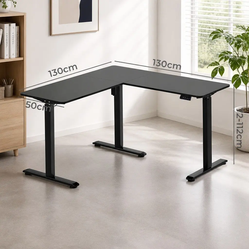 Electric Standing Desk Adjustable Height Sit Stand Office Home Motorised Table