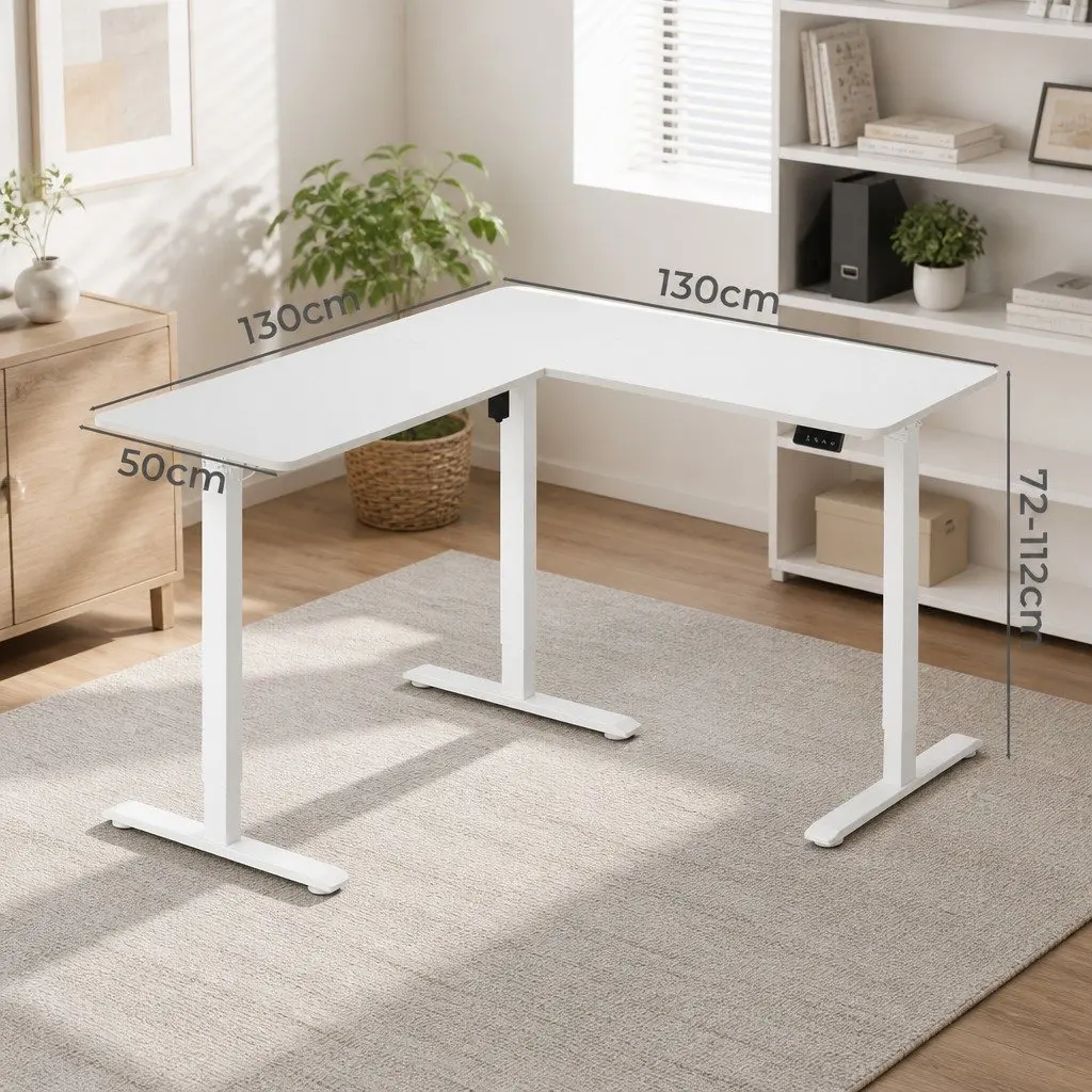 Electric Standing Desk Adjustable Height Sit Stand Table Home Office Motorised