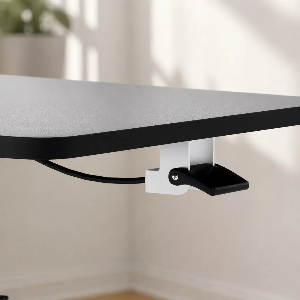 Mobile Standing Desk with Height Adjustment