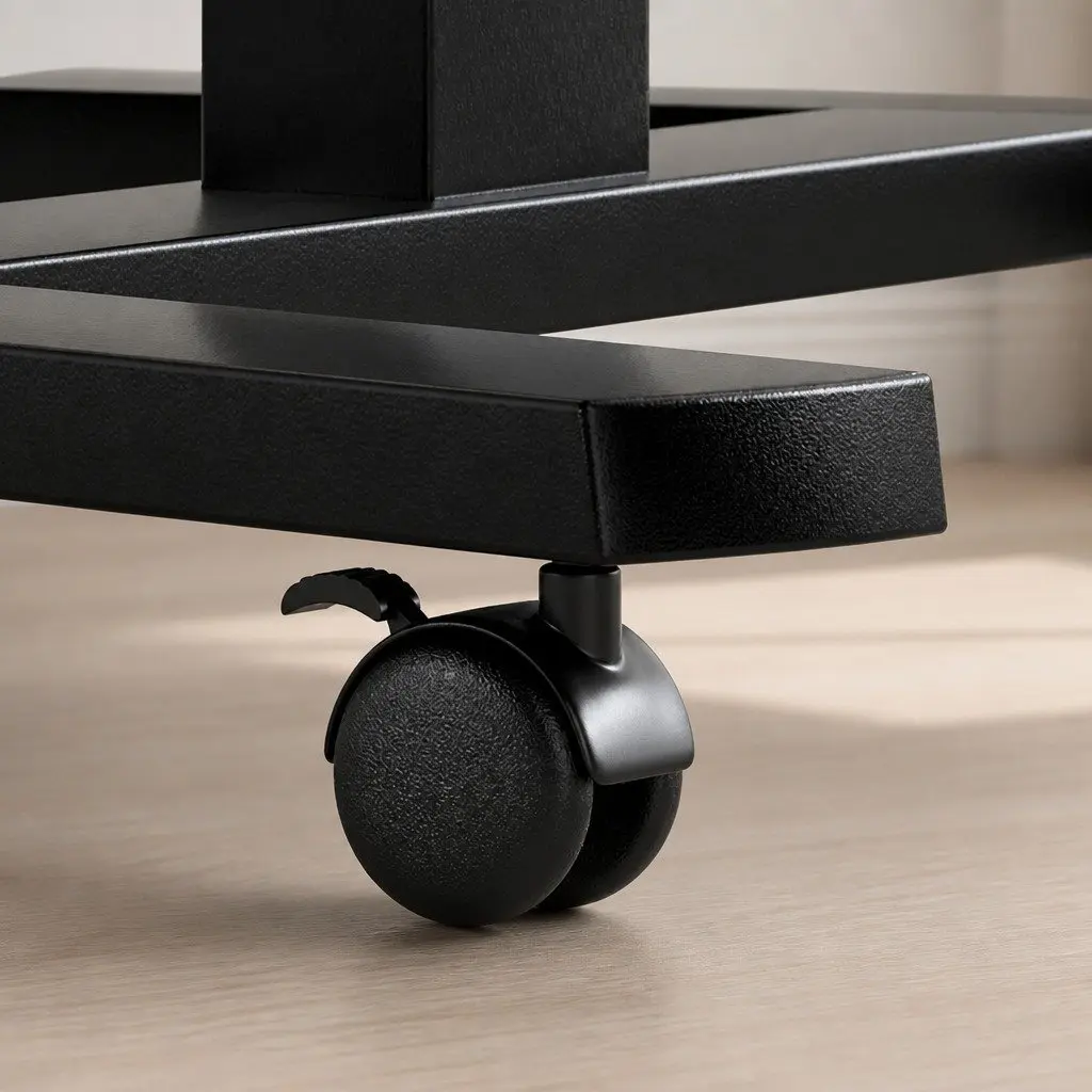 Mobile Standing Desk with Height Adjustment
