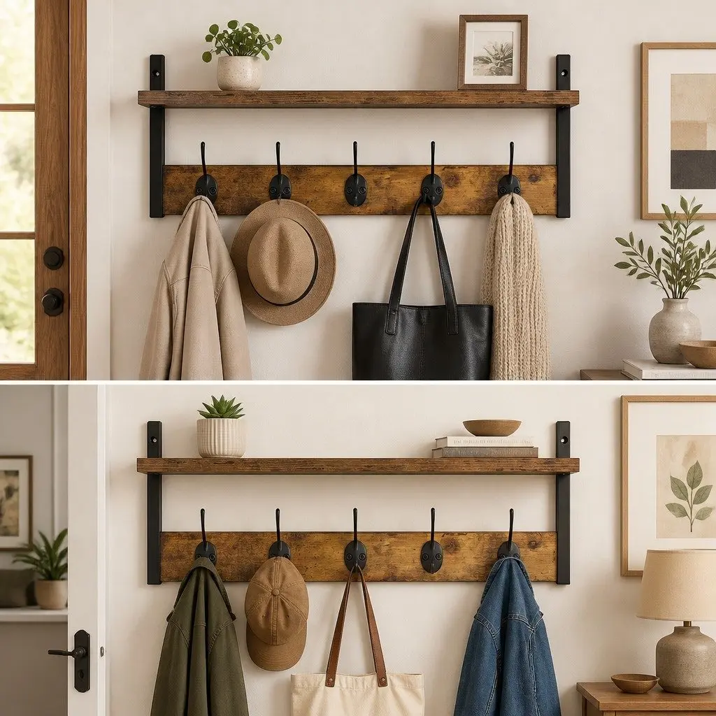 Wall Coat Rack Set