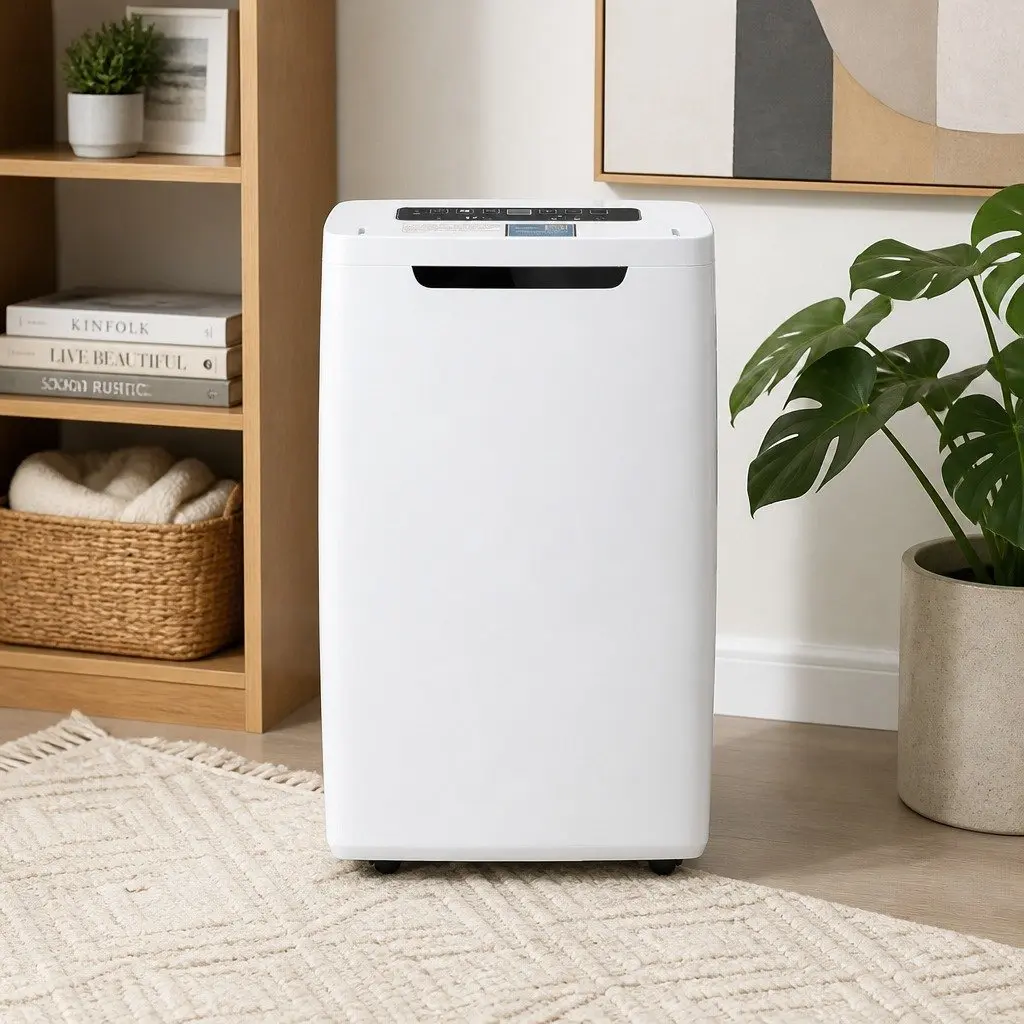 Portable Dehumidifier Air Moisture Absorber 5.5L Tank 16L per Day White