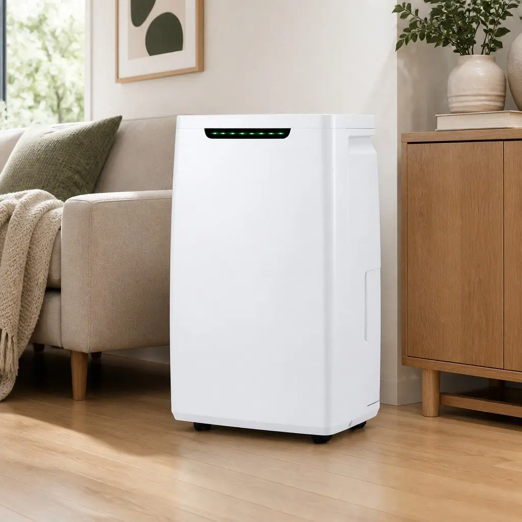 Portable Dehumidifier Air Moisture Absorber 5.5L Tank 16L per Day White