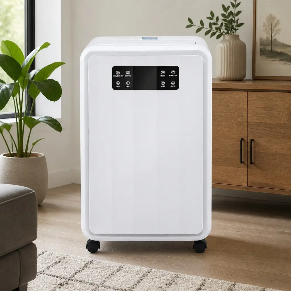 Dehumidifier 70L/Day Moisture Absorber 8.5L Water Tank Large Space White