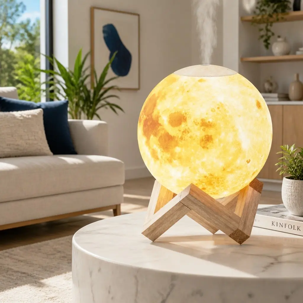 880ml Aroma Diffuser with Moon Lamp Feature