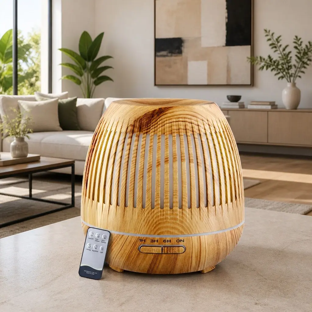 Aroma Diffuser 400ml Ultrasonic Humidifier 7 Colour LED Night Light Aromatherapy